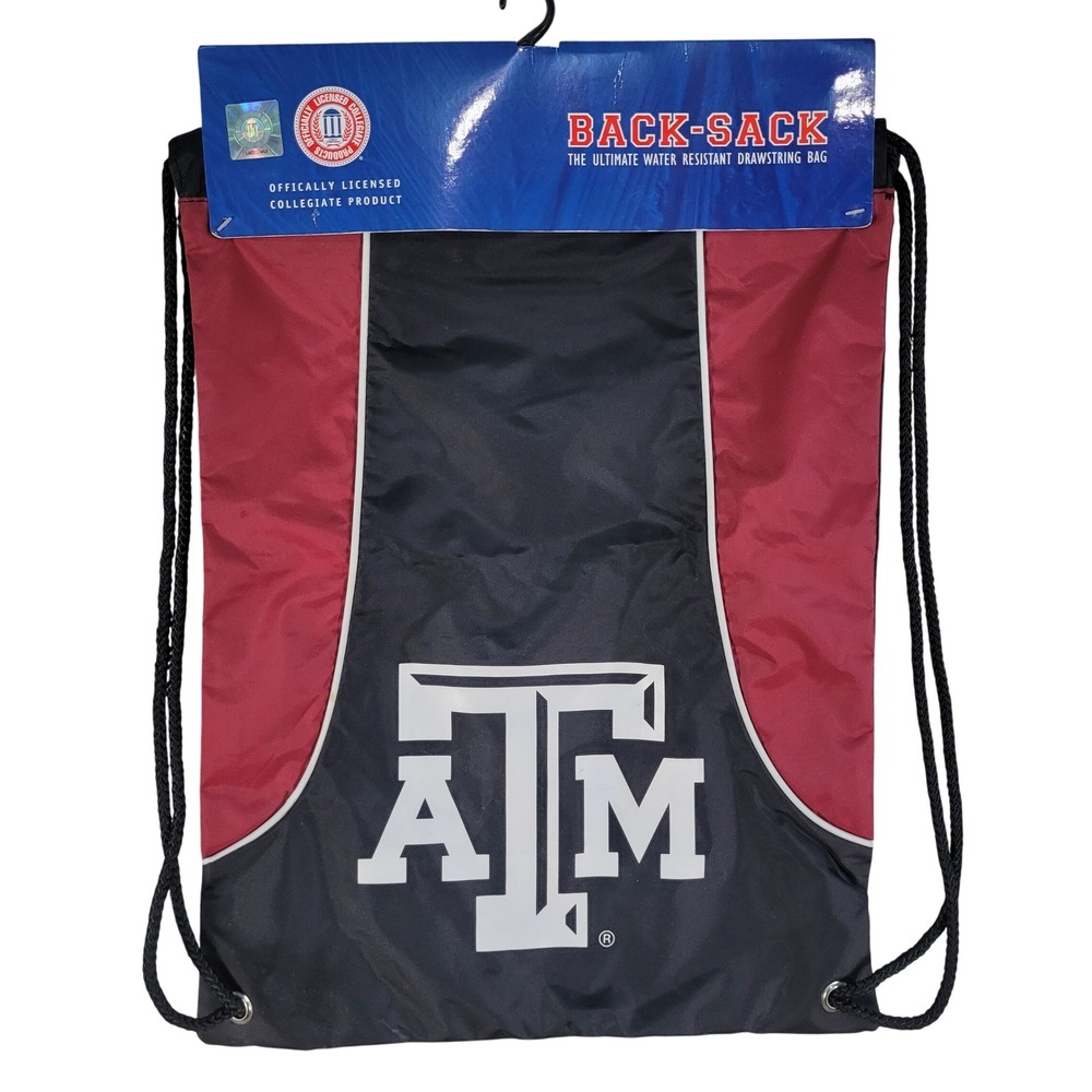 Concept One Texas A&M Drawstring Bag Unisex OS Maroon NWT Cinch Sack CLTA5002